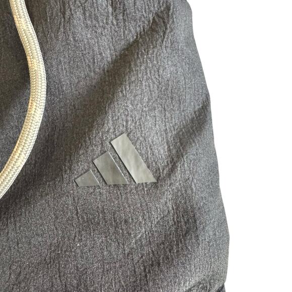 Adidas Black Favorite Tote Bag KUL08 Backpack with Rope Detail NEW - Picture 11 of 12